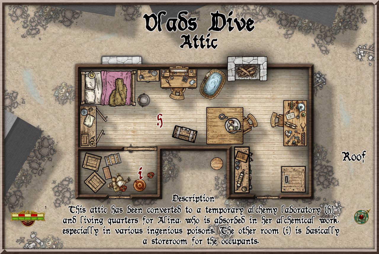 Nibirum Map: vlads dive attic by Quenten Walker